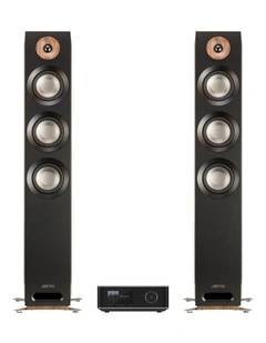 S809 Floor Standing Speakers with WiiM Amp Ultra