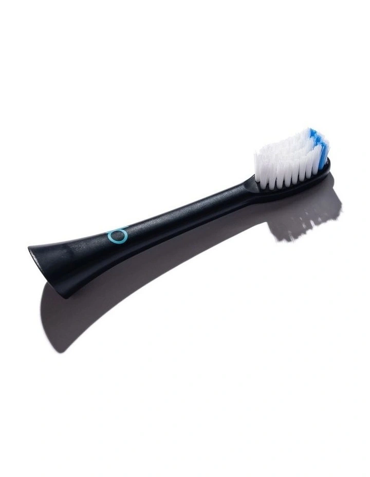 Electric Toothbrush Replacement Soft Brush Heads in Black image 2