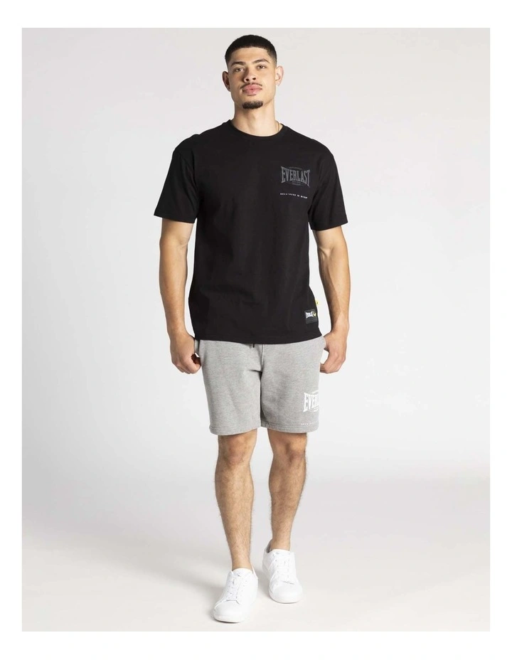 Worldwide Jersey Crew Tee in Black image 4