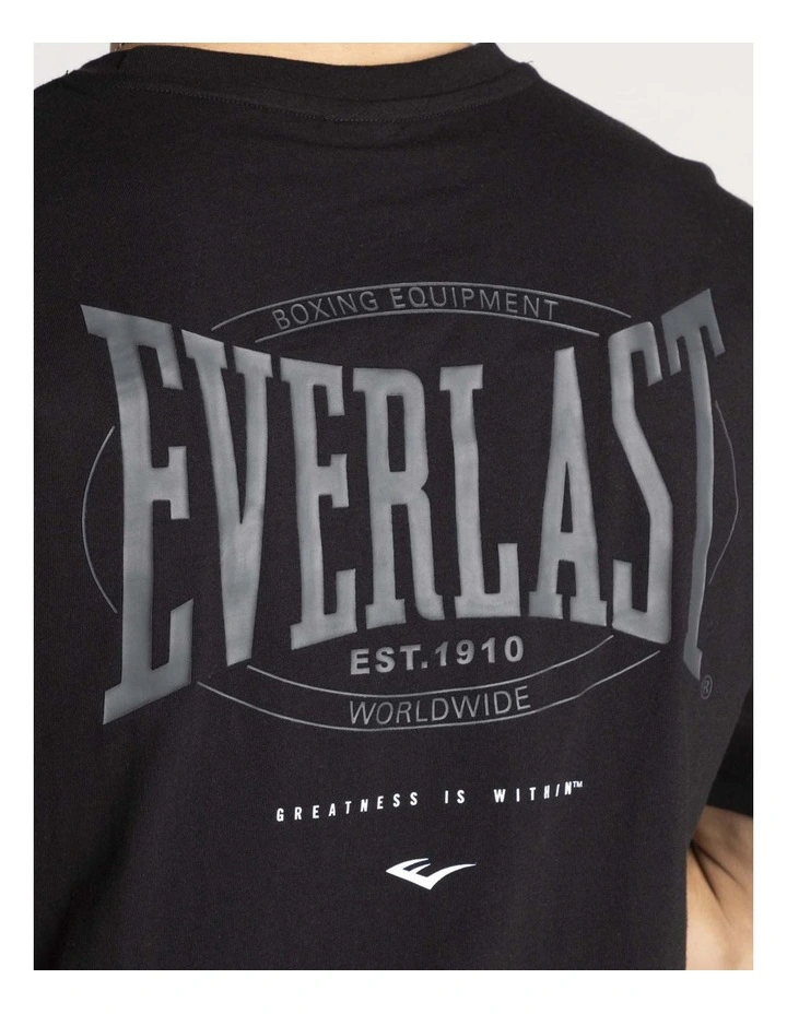 Worldwide Jersey Crew Tee in Black image 5