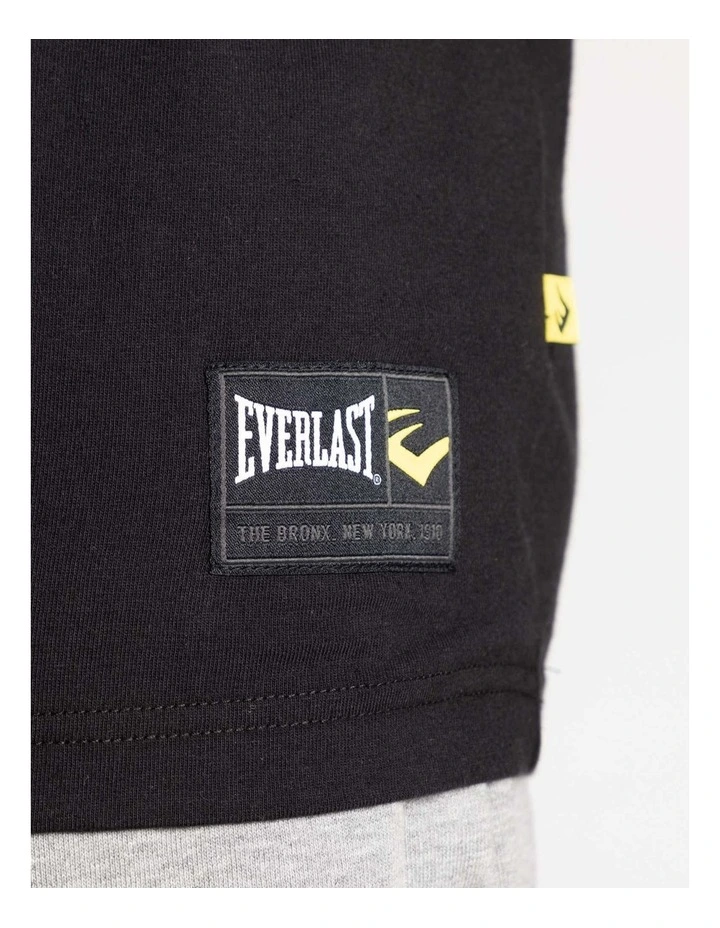 Worldwide Jersey Crew Tee in Black image 7