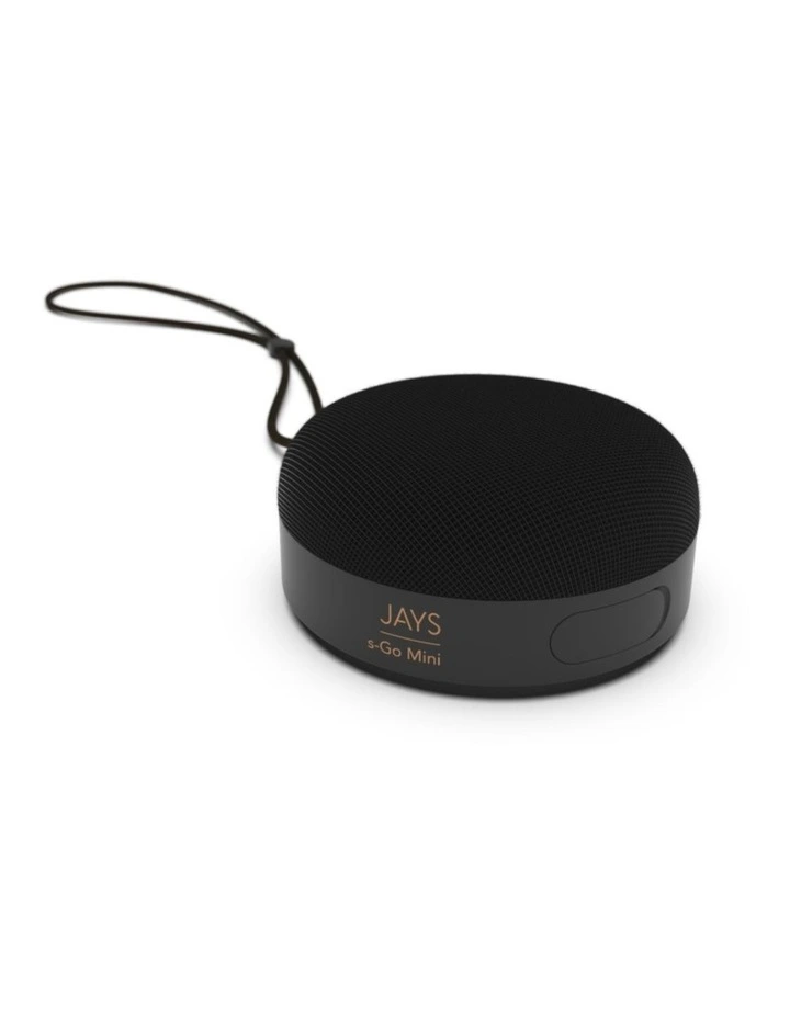 s-Go Mini Portable Bluetooth Speaker in Black image 1
