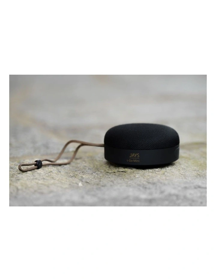 s-Go Mini Portable Bluetooth Speaker in Black image 4