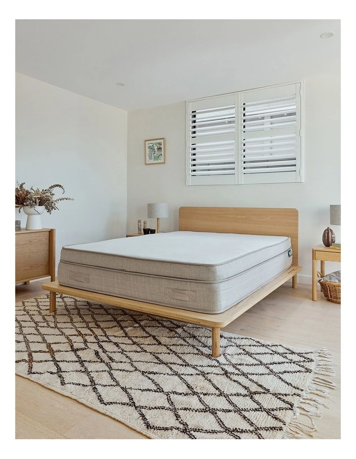Premium Adapt Mattress Double Bed in White image 2