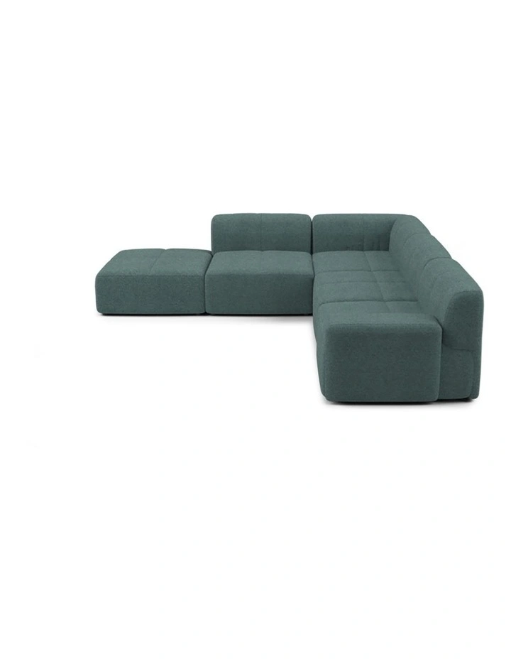 Everyday Sofa 5 Seater L Shape Extended in Green image 3