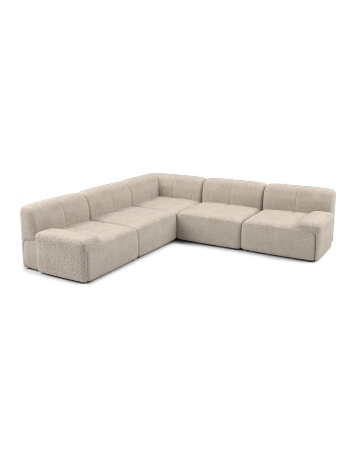 Everyday Sofa 6 Seater L Shape in Oatmeal image 1