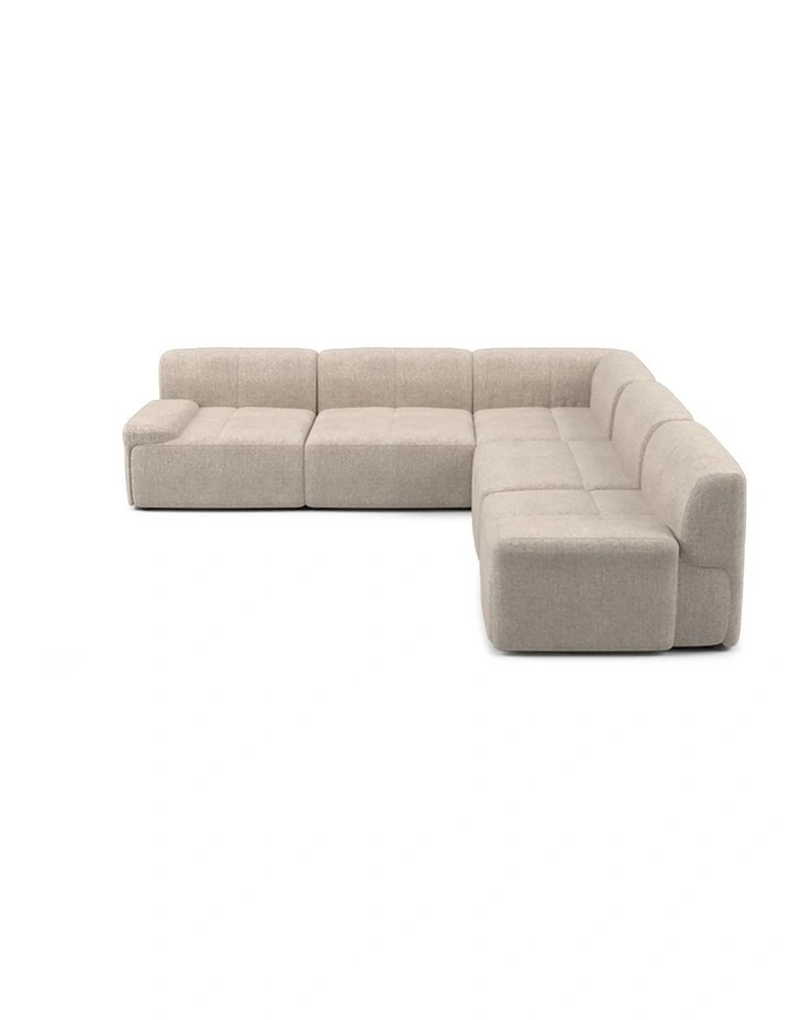 Everyday Sofa 6 Seater L Shape in Oatmeal image 3