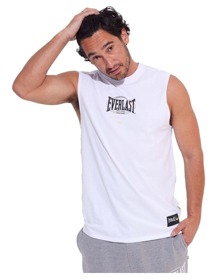 Jersey Muscle Tee 1910 in Optic White image 1
