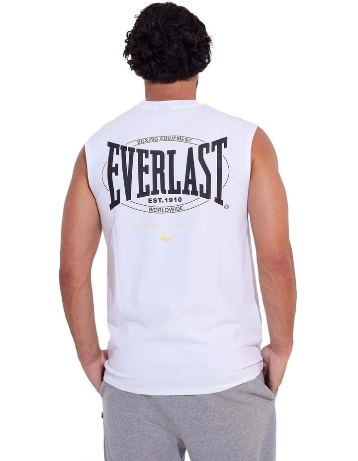 Jersey Muscle Tee 1910 in Optic White image 2