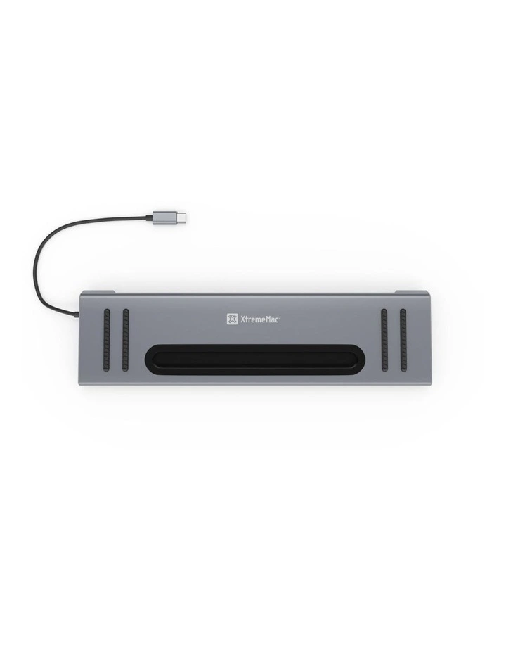 Type-C Docking Hub Station 12 ports in Silver image 2