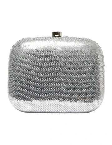 Getty Bag in Silver Sequin