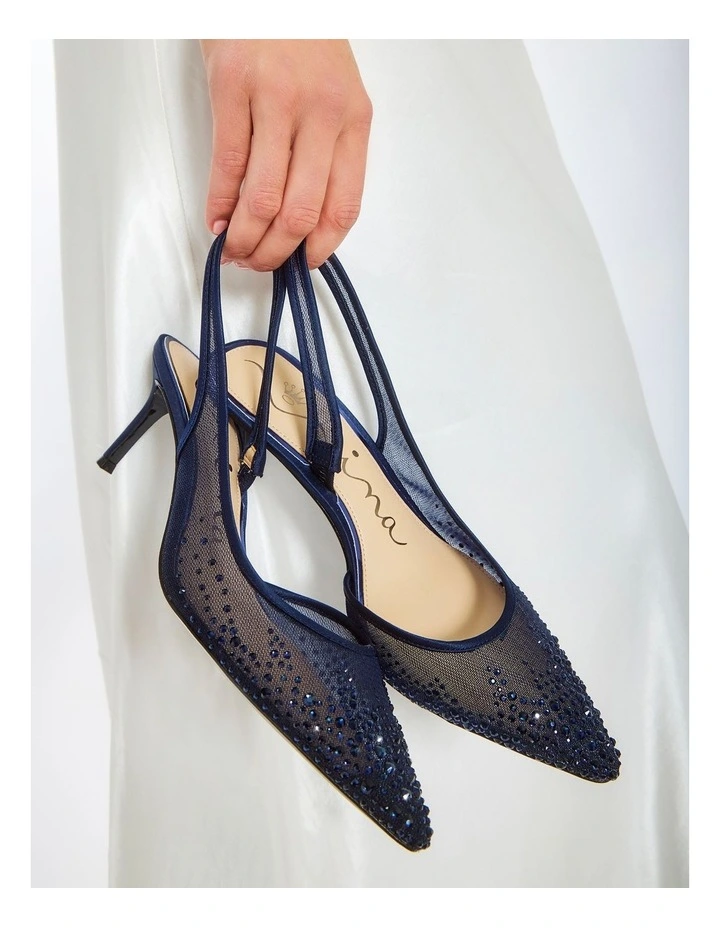 Nazaria Heeled Shoes in Navy image 2