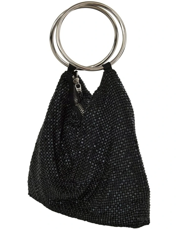 Lia Bag in Black/Black Mesh image 2