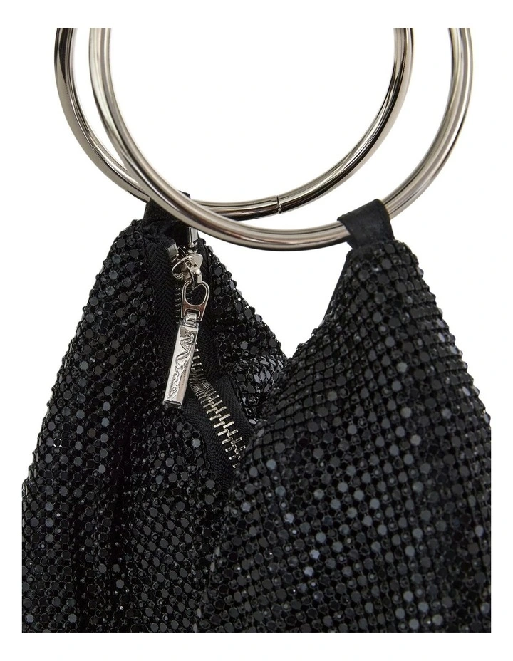 Lia Bag in Black/Black Mesh image 3