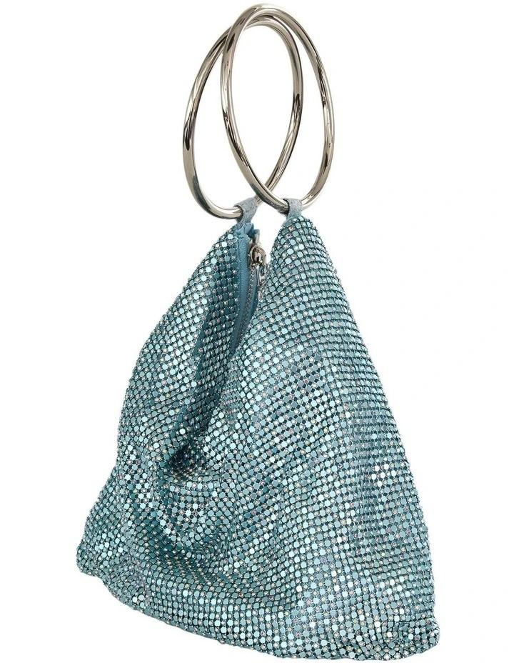 Lia Bag in Light Aqua Mesh image 2