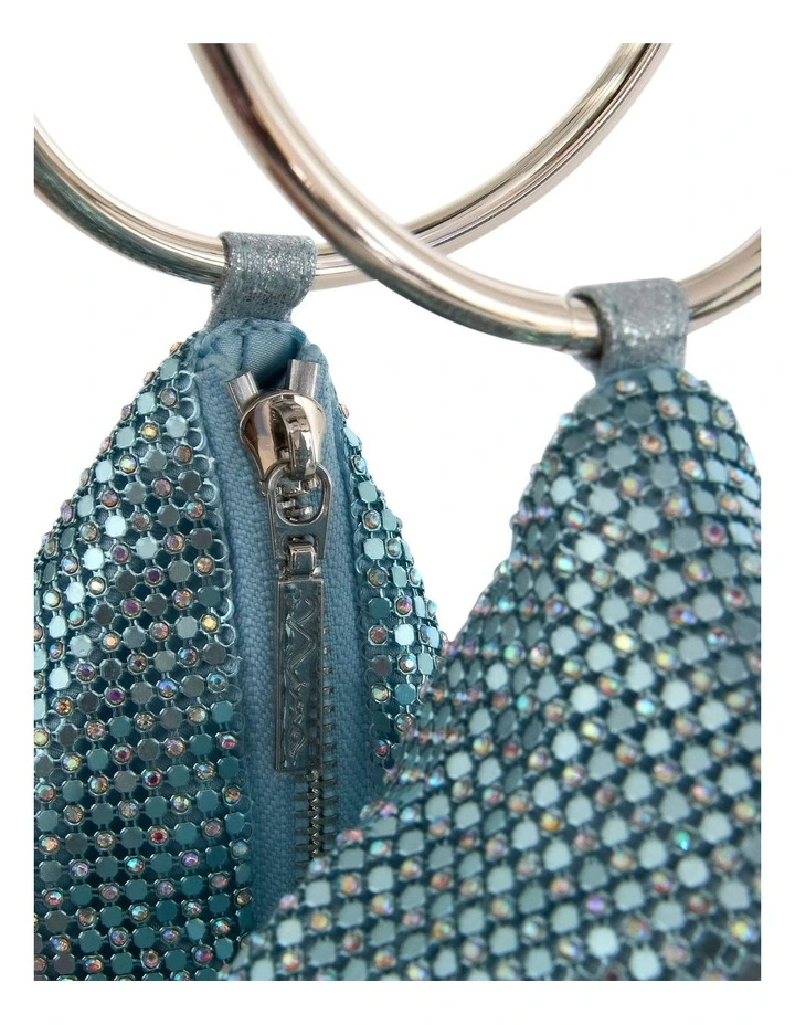 Lia Bag in Light Aqua Mesh image 3