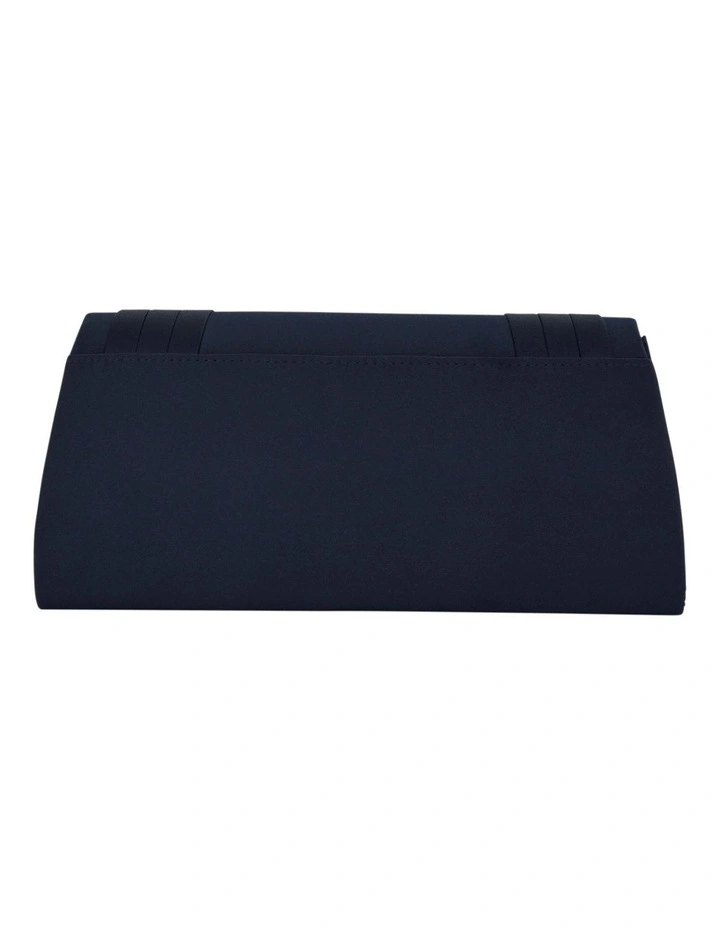 Avis Bag in Navy Satin Pleat image 2
