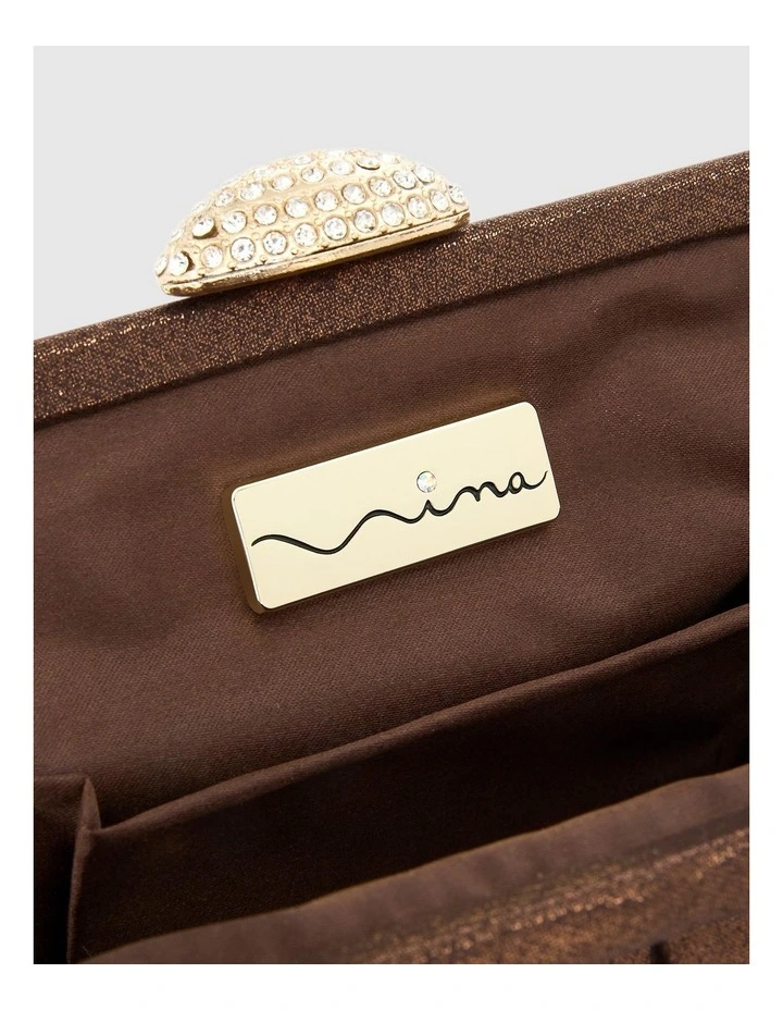 Concord Bag in Bronze Satin image 4
