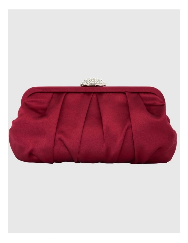 Concord Evening Bag in Cherrywood Satin image 1