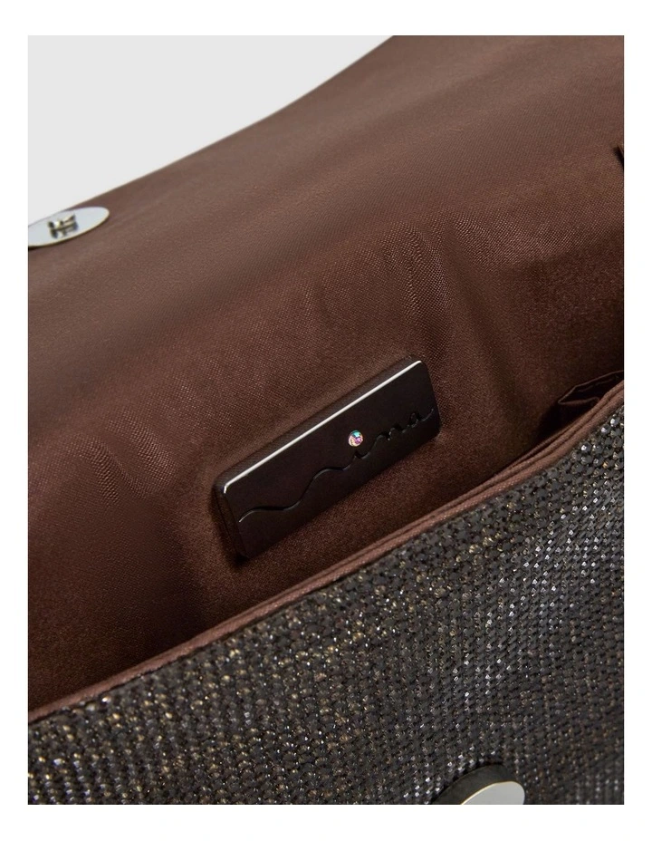 Kimora  Evening Bag in Chocolate Crystal image 4