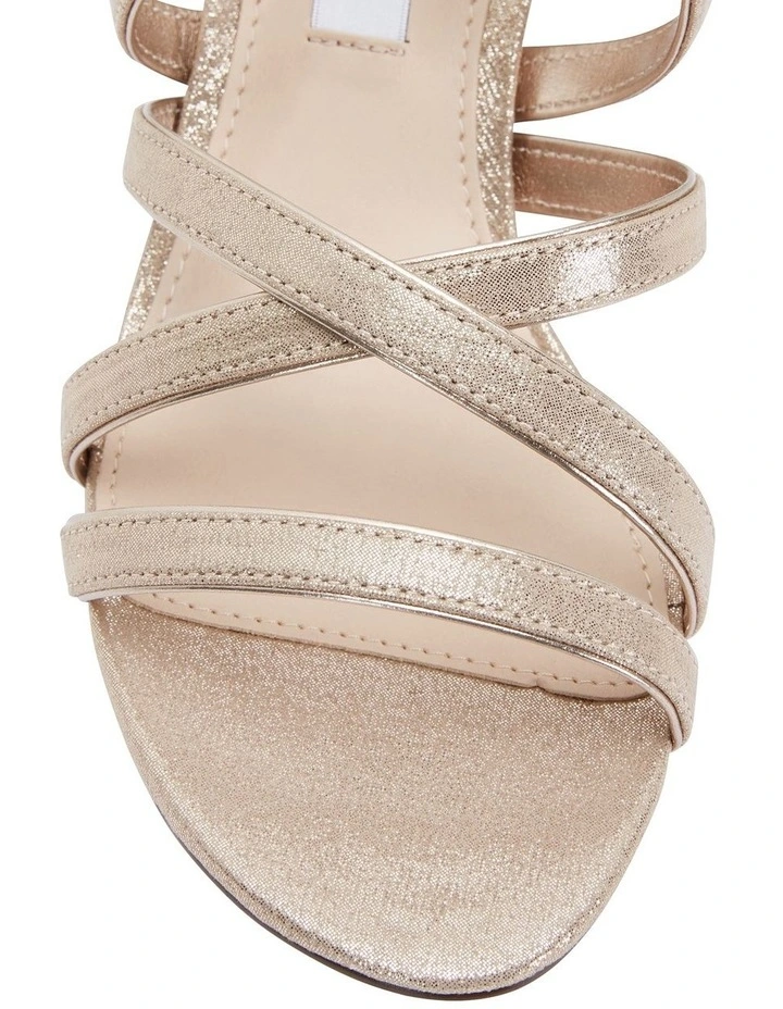 Genaya Taupe Reflective Suede Sandal image 6