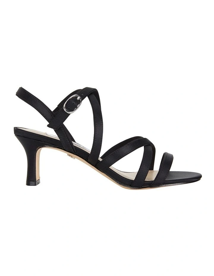 Genaya Noir Satin Sandal image 1