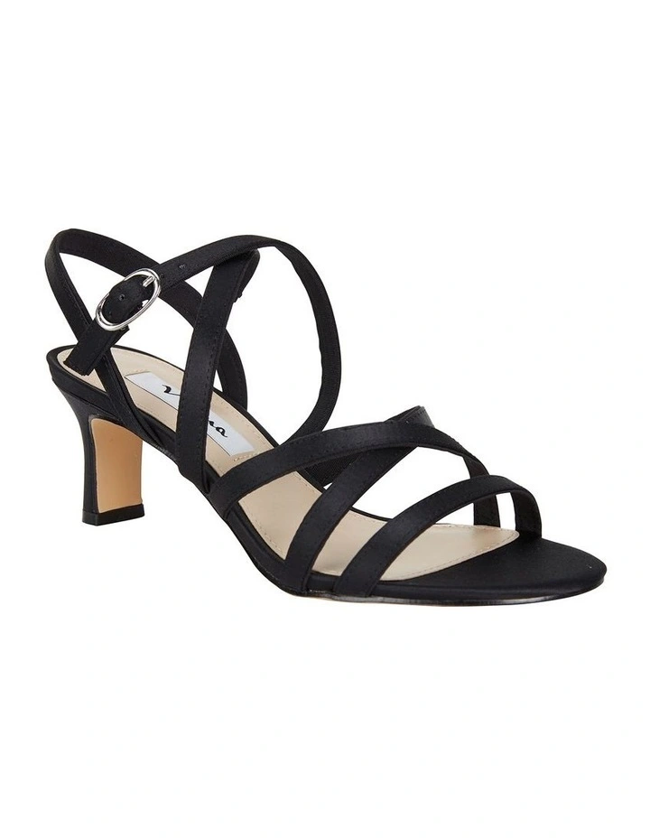 Genaya Noir Satin Sandal image 3
