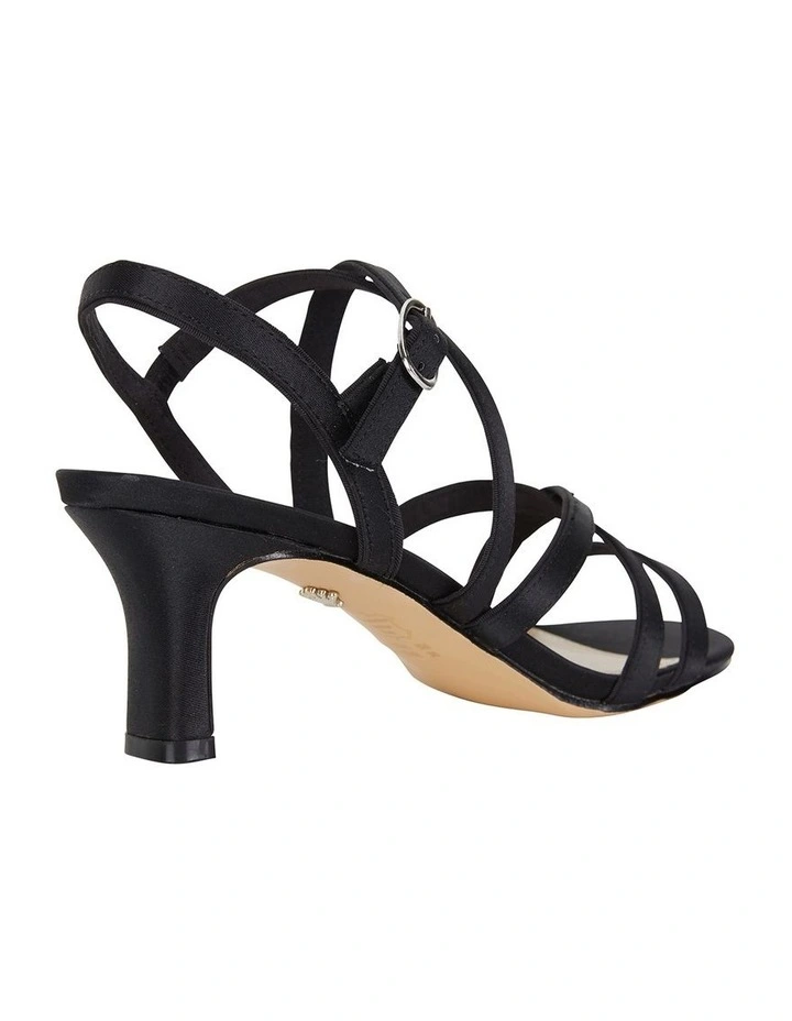 Genaya Noir Satin Sandal image 5