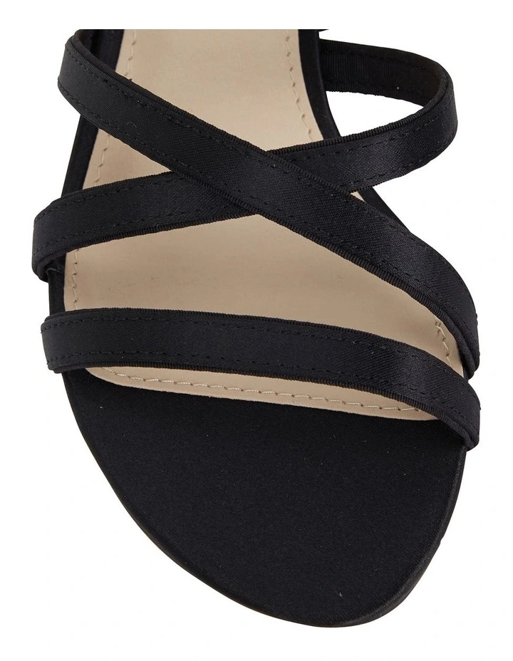 Genaya Noir Satin Sandal image 6