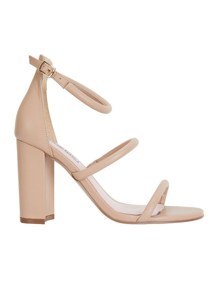 blush sandals block heel