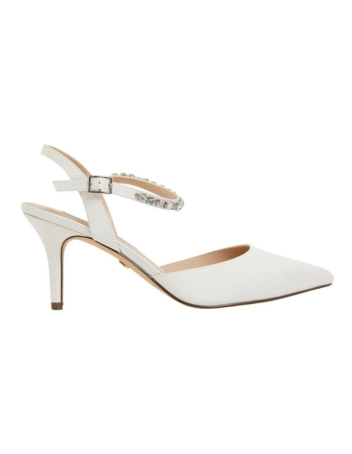Tonya Pump in Ivory Satin image 1