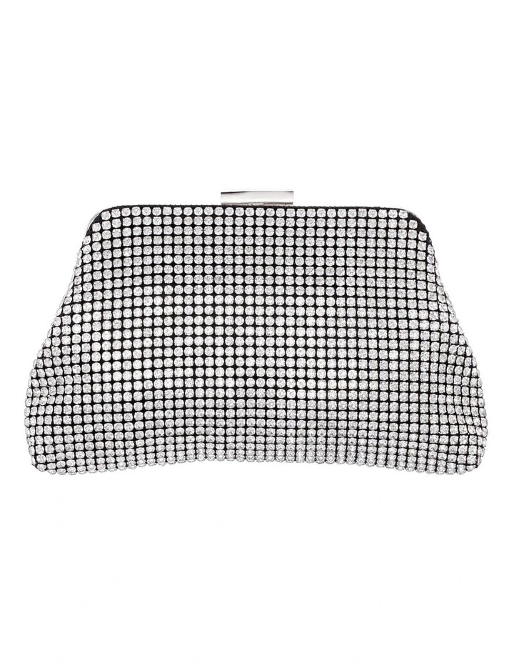 Marilyn Bag in Silver Crystal Mesh image 4