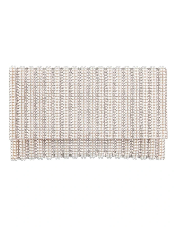 Kimora Pearl Bag in White image 1