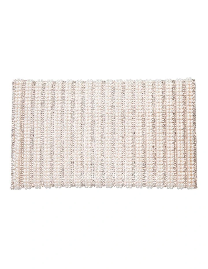 Kimora Pearl Bag in White image 3