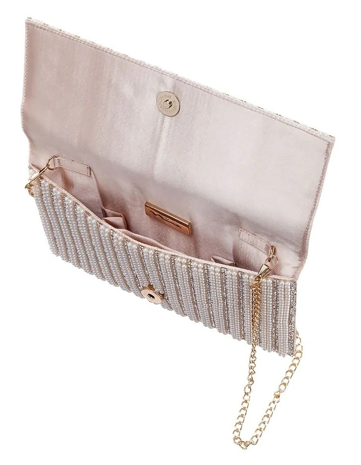 Kimora Pearl Bag in White image 4