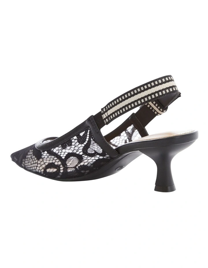 Olivia Heeled Shoes in Black image 3