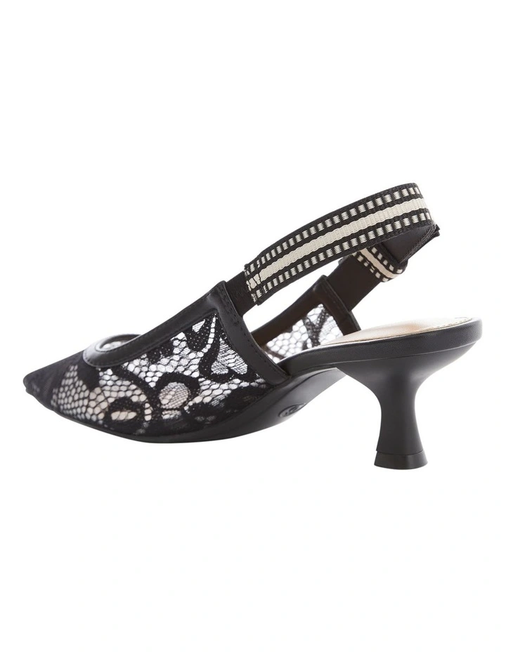 Olivia Heeled Shoes in Black image 4