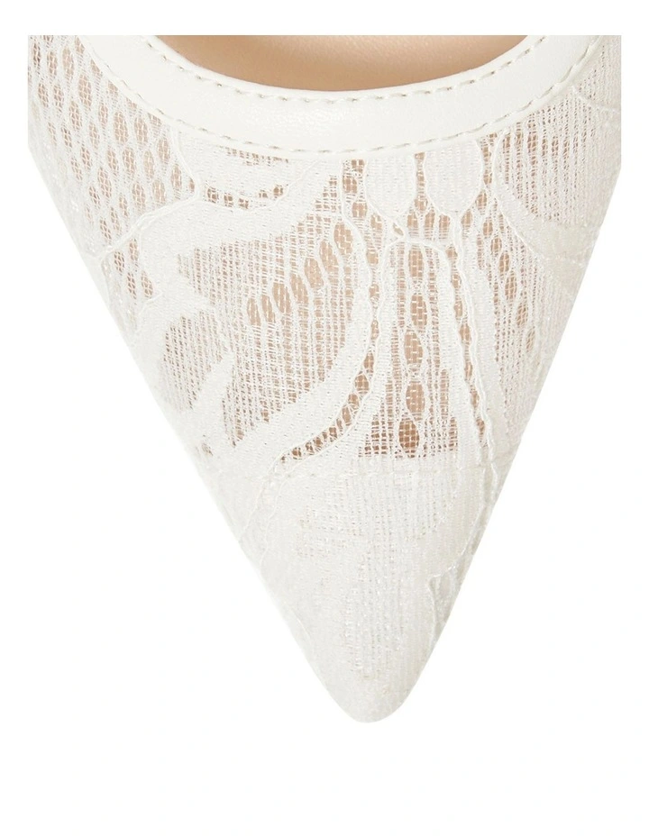 Olivia Heeled Shoes in Cream image 4