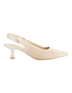 Olivia Heeled Shoes in Natural