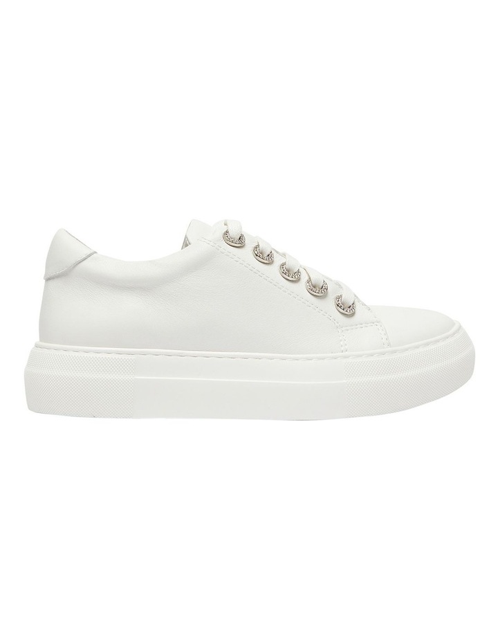 Prisila Leather Sneakers in White image 1