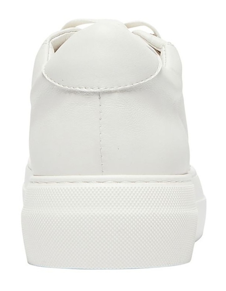 Prisila Leather Sneakers in White image 5