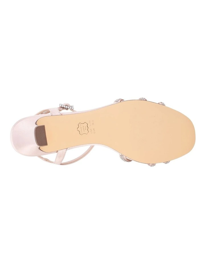 Bobby Sandals in Pearl Rose Satin image 5