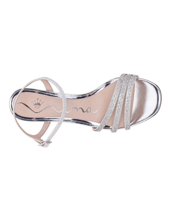 Bettany Sandals in Silver Fantasy Net image 4