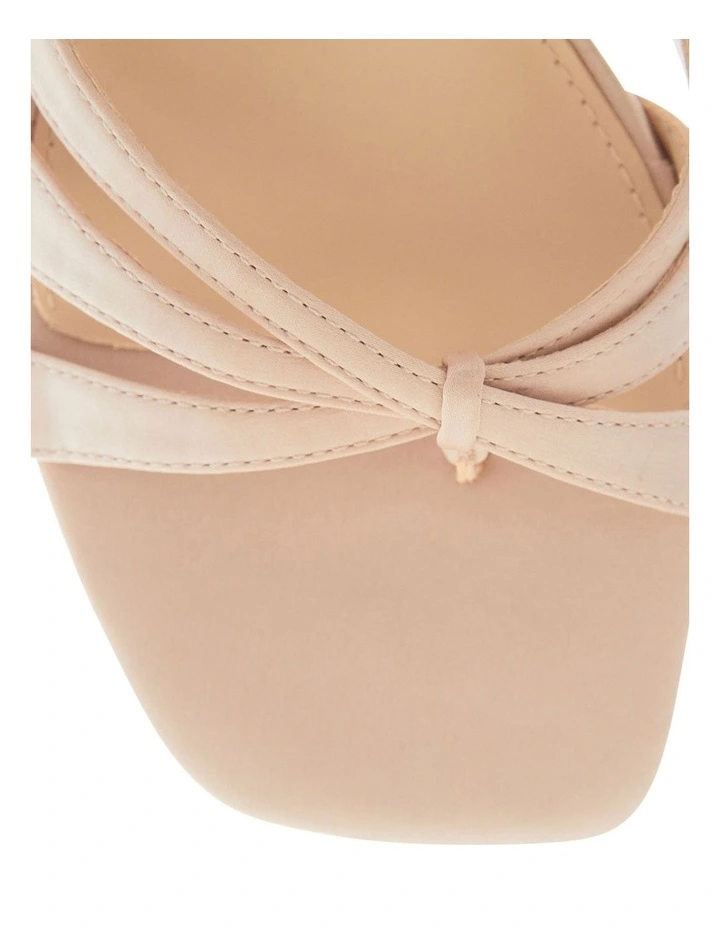 Bea Sandals in Champagne Satin image 4