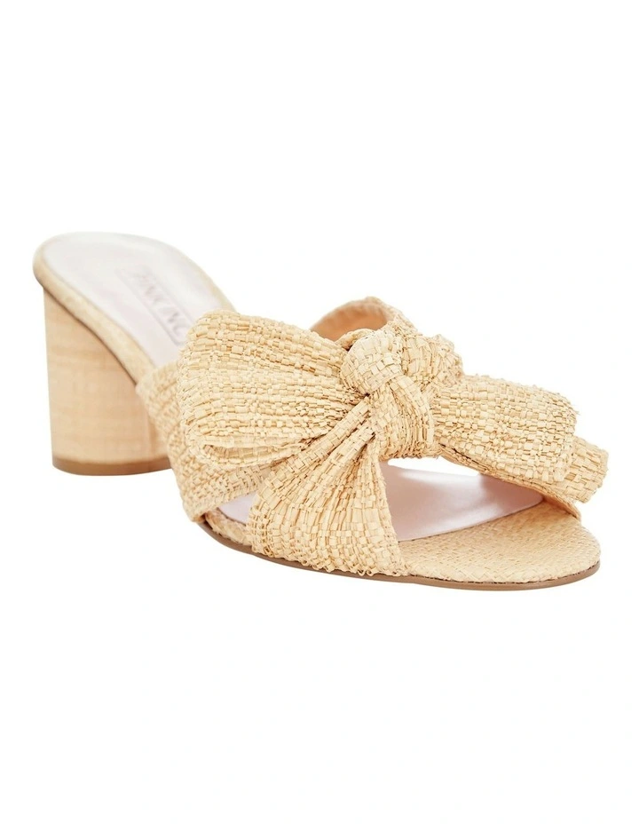 Surge Sandals in Natural Raffia image 2