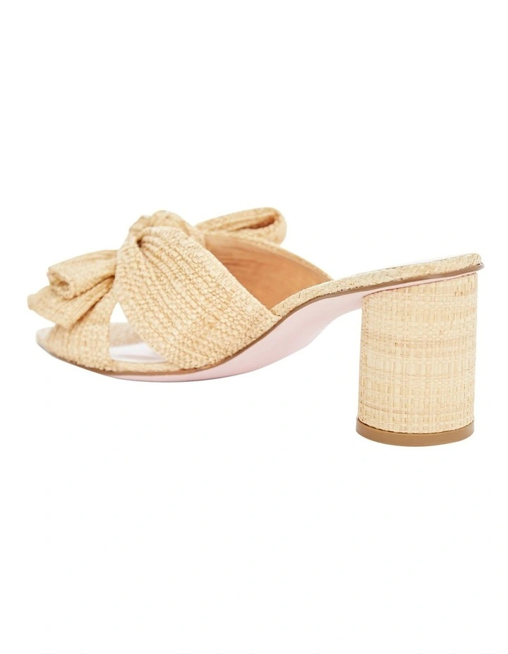 Surge Sandals in Natural Raffia image 3