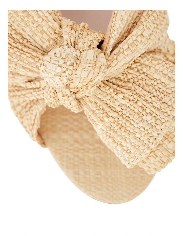 Surge Sandals in Natural Raffia image 4