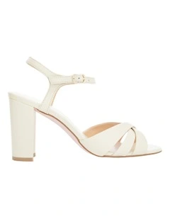 Audrey Sandals in Bone Leather