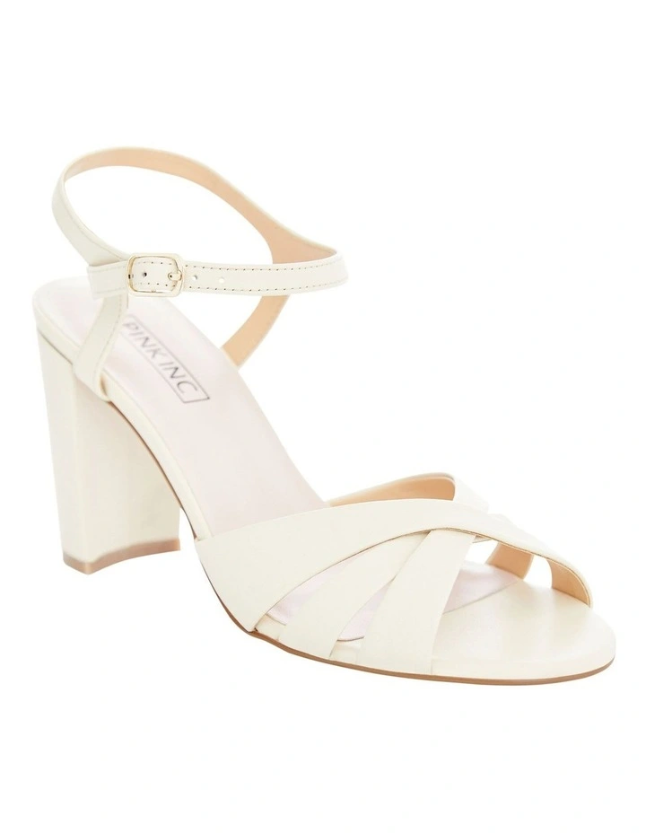 Audrey Sandals in Bone Leather image 2