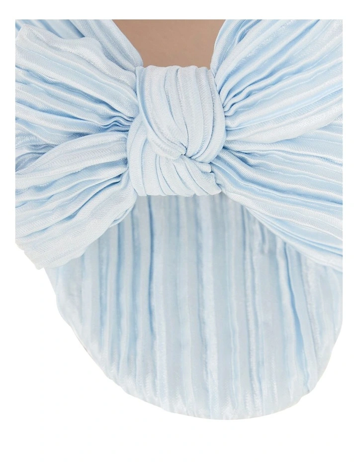 Tiara Sandals in Pale Blue Pleat image 4